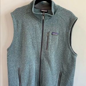Patagonia Better Sweater Full Zip Vest XL Blue